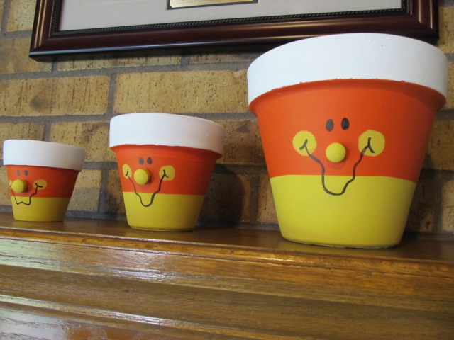 Terracotta Candy Jar - Easy DIY Clay Pot Candy Corn Holder
